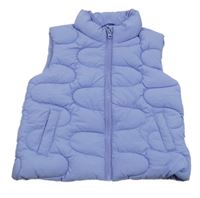 Lila prošívaná šusťáková zateplená vesta Primark