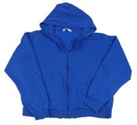 Modrá propínací mikina s kapucí H&M