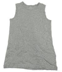 Šedé melírované tílko H&M