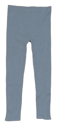 Modré žebrované sportovní legíny Primark