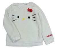 Smetanová plyšová mikina s Hello Kitty zn. H&M