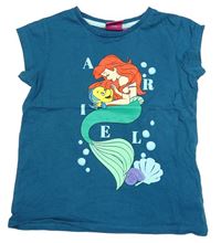 Petrolejové tričko s Ariel Disney