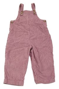 Starorůžové laclové manšestráky Primark