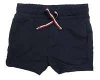 Tmavomodré teplákové kraťasy 