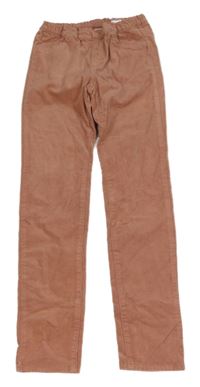 Starorůžové elastické manšestráky H&M