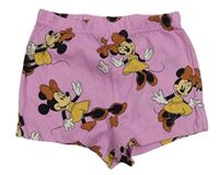 Růžové elastické kraťasy s Minnie Next