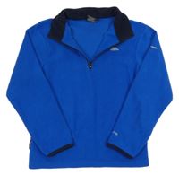 Tmavomodrá fleecová funkční mikina s logem Trespass