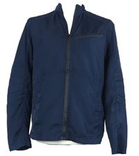 Pánská tmavomodrá šusťáková jarní bunda Jack&Jones 
