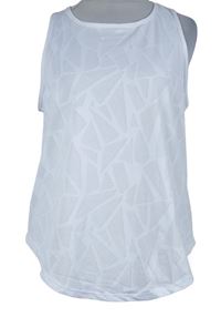 Dámský bílý vzorovaný sportovní top Shein 