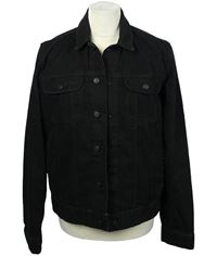 Pánská černá riflová bunda Asos 