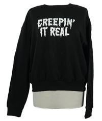 Dámská černá mikina s nápisem H&M