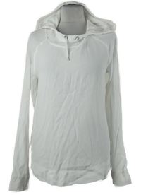 Dámské bílé mikinotriko s kapucí Kenny S. 