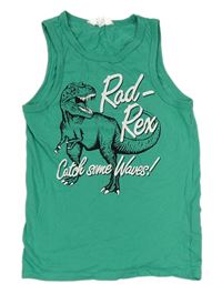 Zelené tílko s dinem H&M