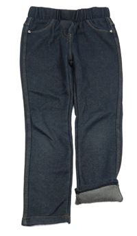 Tmavomodré teplé tregíny riflového vzhledu Topolino