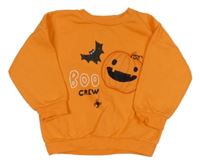 Neonově oranžová mikina s dýní Primark