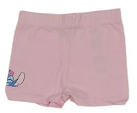 Růžové elastické kraťasy se Stitchem Sinsay