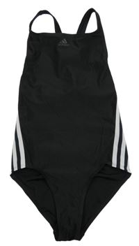 Černo-bílé plavky Adidas 
