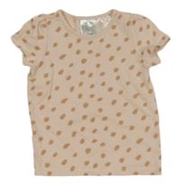 Světlerůžové tričko s puntíky H&M