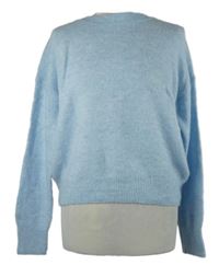 Dámský modrý oversize vlněný svetr Primark