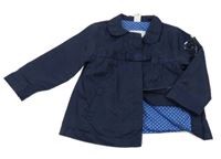 Tmavomodrý šusťákový jarní kabátek C&A