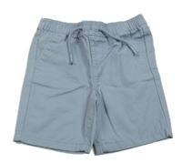 Modré plátěné kraťasy Primark