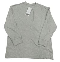 Nové - Šedá žebrovaná mikina F&F