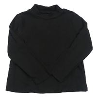 Černé triko se stojáčkem H&M