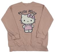 Pudrová dlouhá mikina s Kitty C&A