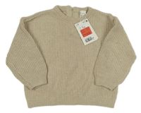 Nové - Béžový žebrovaný svetr H&M