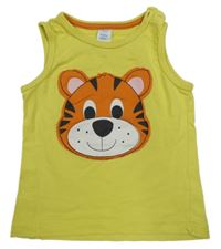 Žluté tílko s tygrem C&A