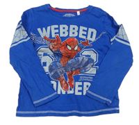 Modré triko se Spidermanem Marvel