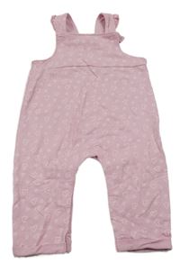 Světlerůžové laclové tepláky se srdíčky Pocopiano