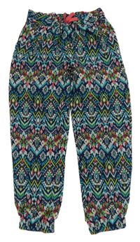 Barevné vzorované turecké kalhoty Nonstop