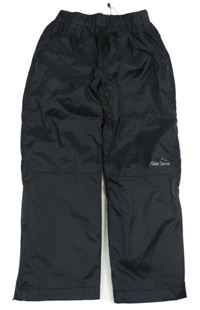 Černé šusťákové nepromokavé funkční kalhoty Peter Storm