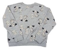 Šedá mikina s pejsky H&M