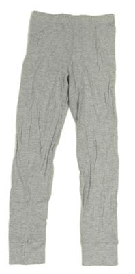 Světlešedé melírované spodní kalhoty H&M