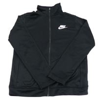 Černá propínací sportovní mikina s logem Nike