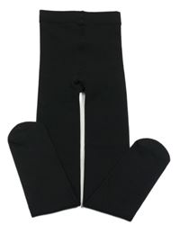 Černé thermo punčocháče lupilu