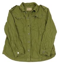 Khaki riflová košilová bunda se cvočky KIDS ONLY