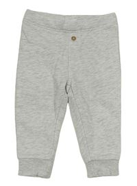 Světlešedé melírované tepláky s knoflíkem Lily & Dan