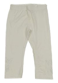 Smetanové capri legíny s motýly z kamínků Kiki&Koko