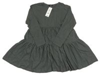 Nové - Tmavošedé bavlněné šaty George