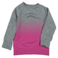 Šedo-fuchsiové funkční triko Lupilu