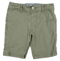 Khaki plátěné kraťasy Denim Co.