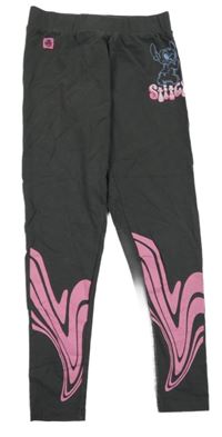 Tmavošedé legíny se Stitchem Primark