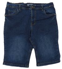 Tmavomodré riflové skinny kraťasy Denim Co.