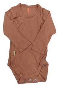 Starorůžové žebrované zavinovací body Hema