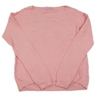 Růžový lehký svetr Alive