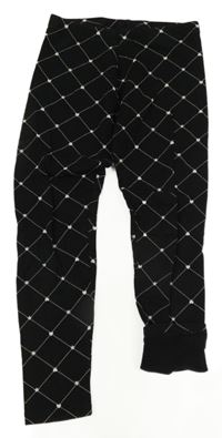 Černo-bílé vzorované legíny C&A