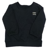 Černá mikina s nápisem George